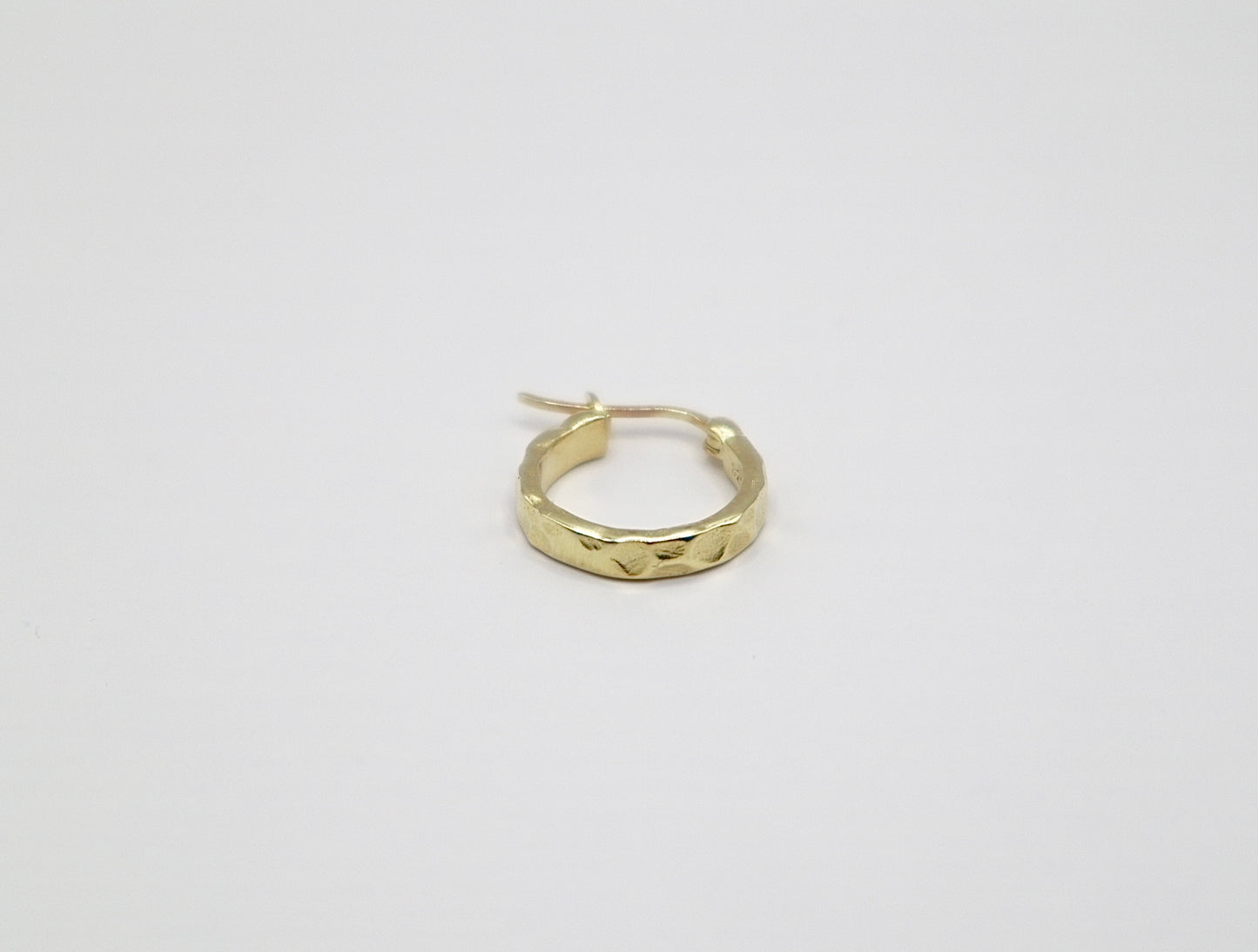 PRE-ORDER |
The Little Hammered Hoops Gold