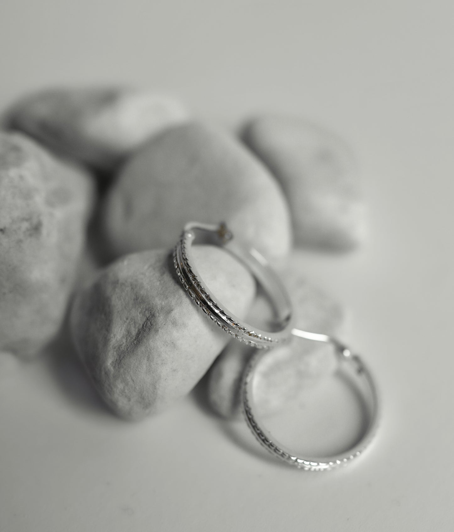 The Big Structure Hoops Zilver