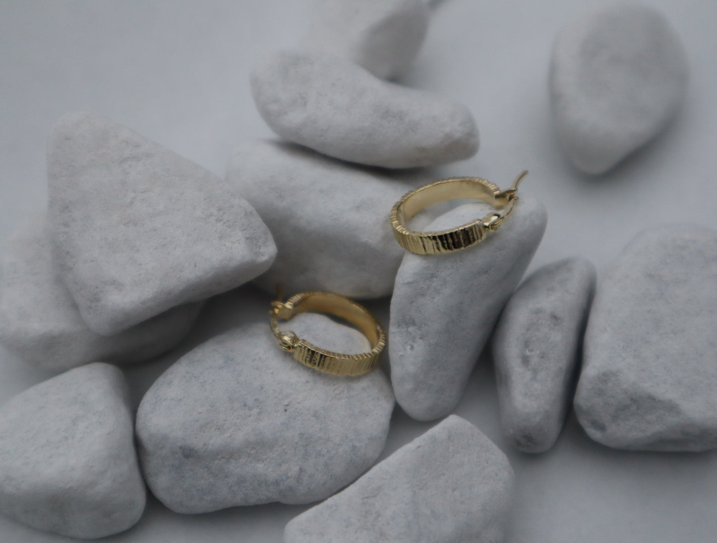 The Fine Line Hoops Gold