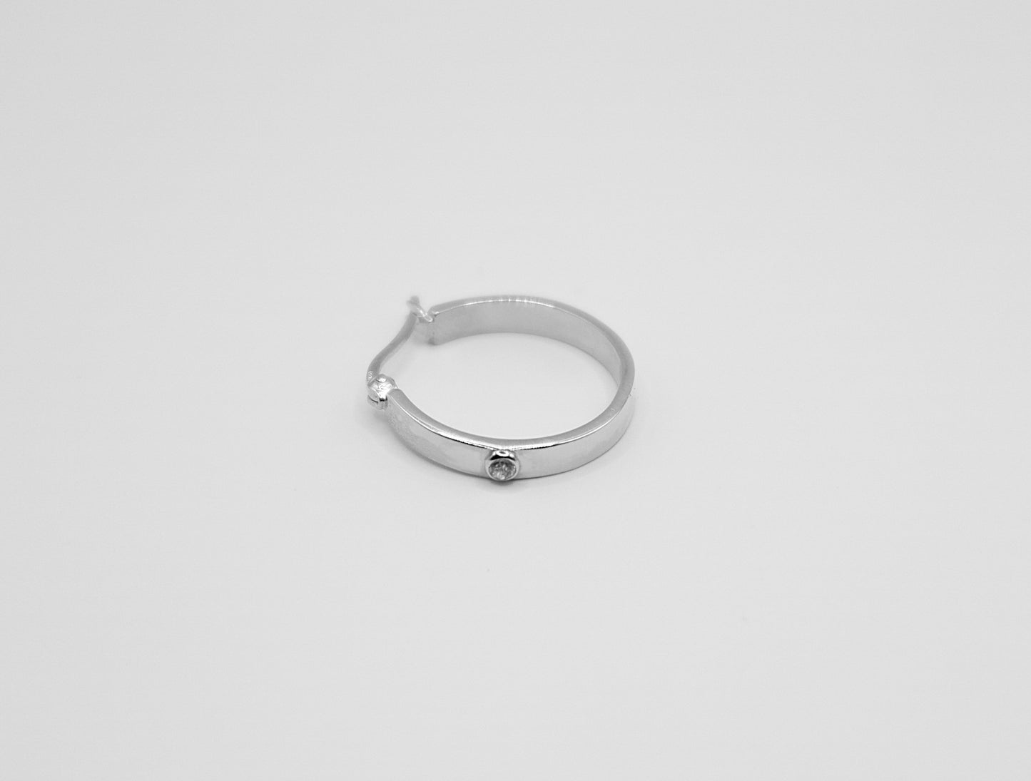 The Shiny Hoops Silver
