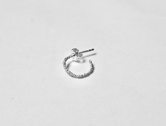 PRE ORDER | The Sandy Stud Hoop Silver